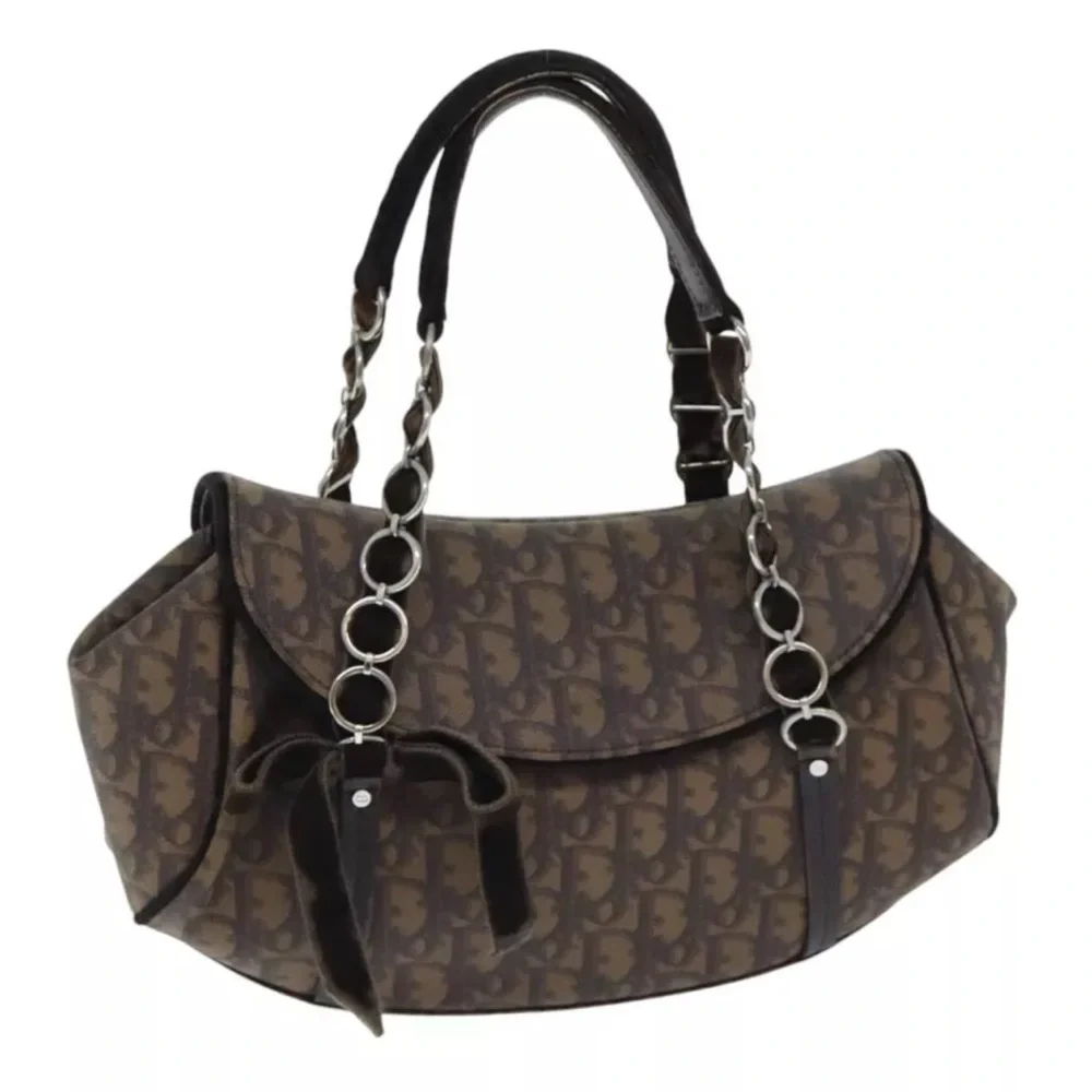 SOLD ON DIFFERENT PLATFORM! Diorissimo Romantique Trotter Bag Brown - Picture 1 of 11
